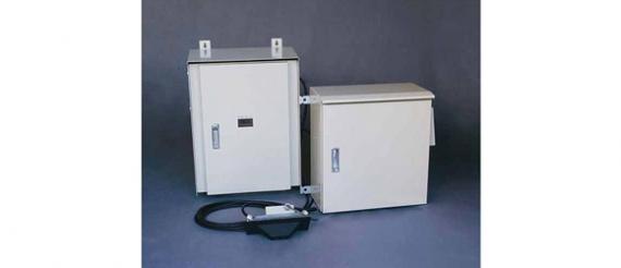Light-scattering real time dust density meter